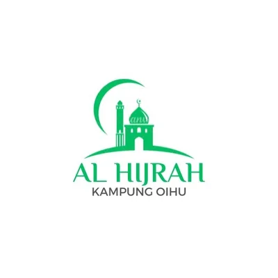 Alhijrah — Masjid logo