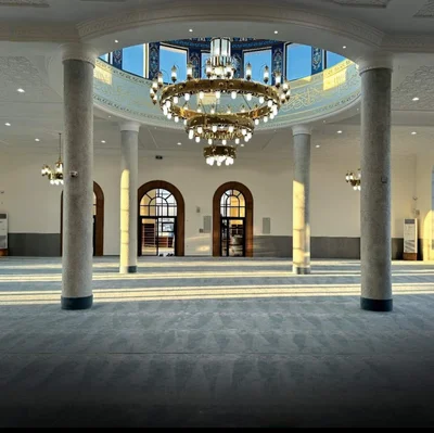 ( مسجد فادي أحمد الحموري ) • Masjid logo
